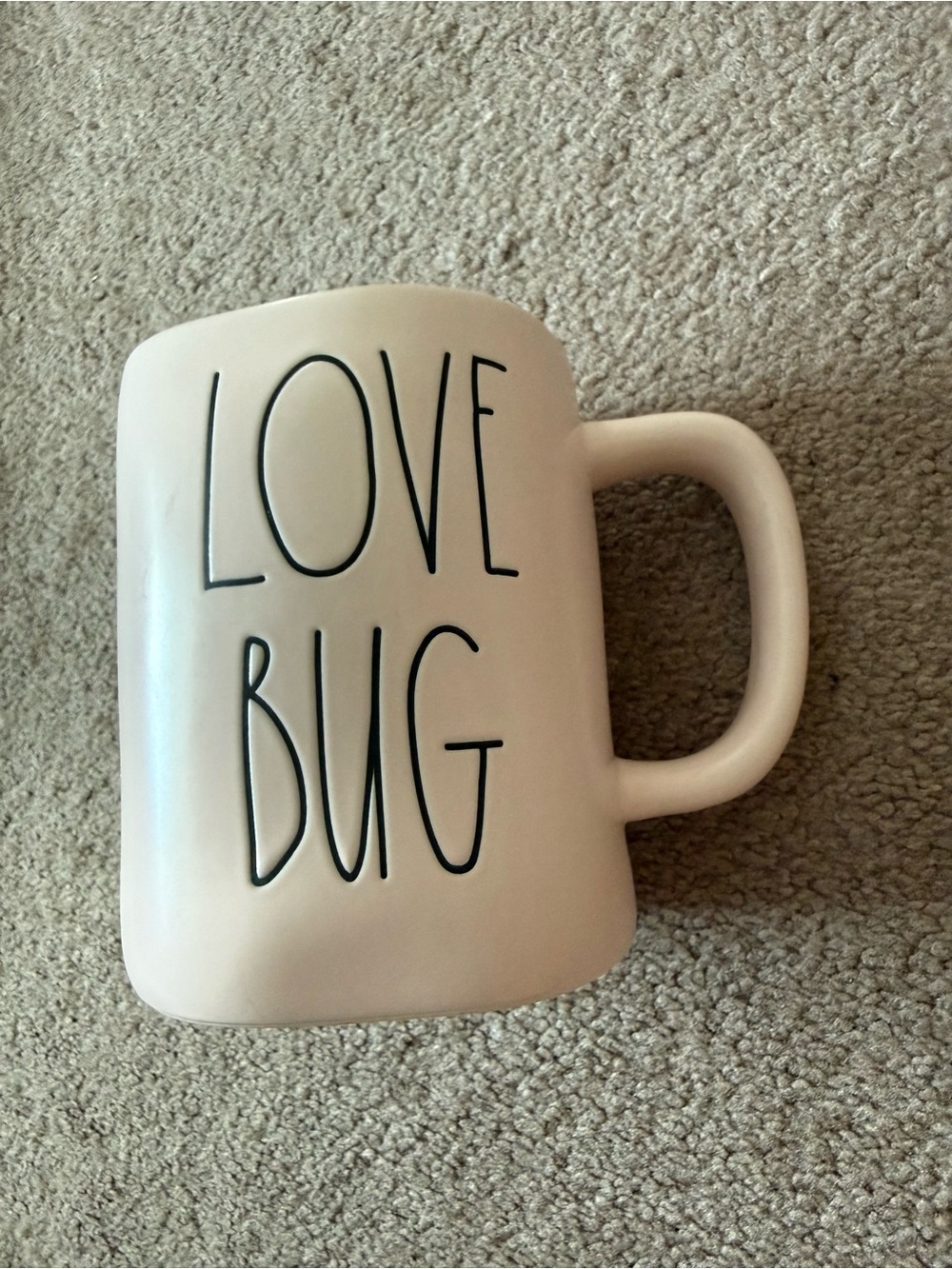 Love Bug Cream Ceramic Mug - Rae Dunn